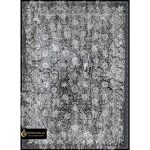 Vintage Carpet Afshan Design Charcoal Smoky Background_code 4401