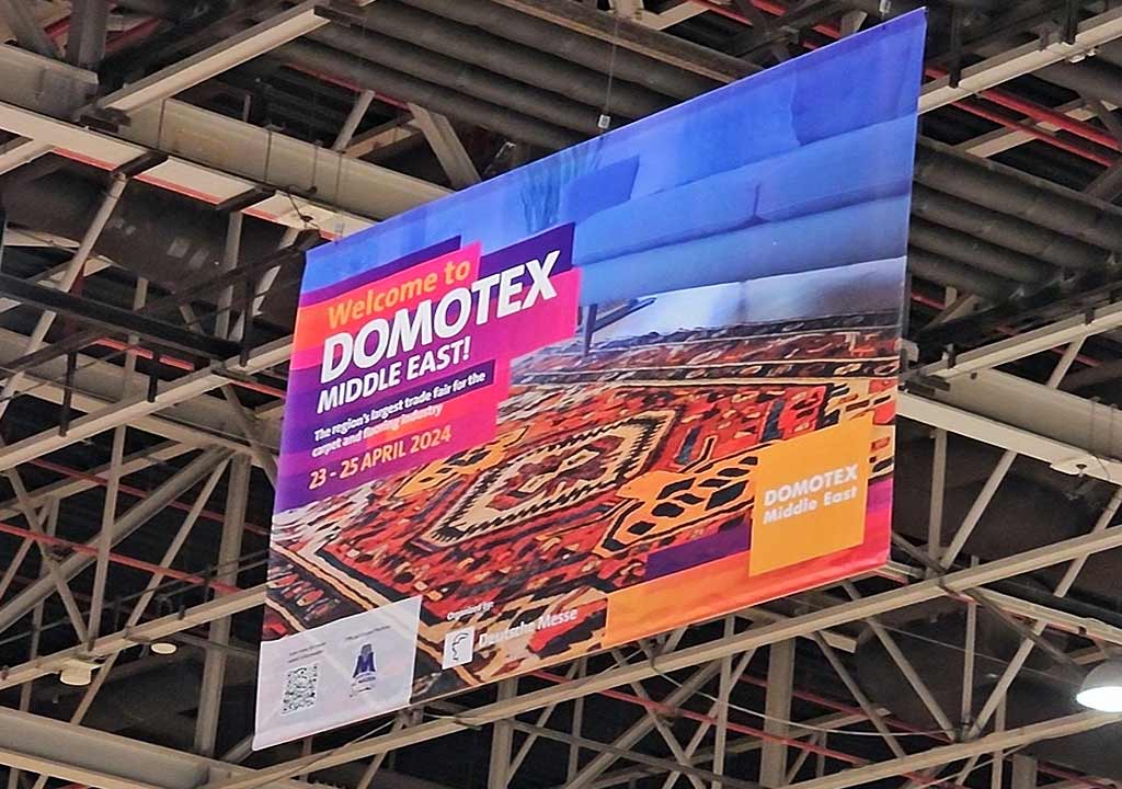 Negin Mashhad Helal in Domotex Dubai 2024