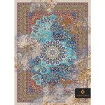 code 2083 vintage design silk machine carpet