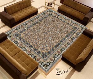 فرش کد 3001 طرح افشان اسلیمی