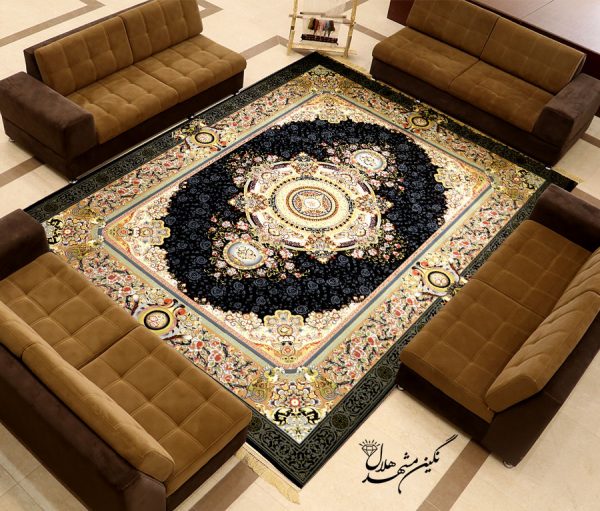 فرش کاشان طرح آلیس (عالیس)