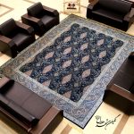 فرش ماشینی برجسته افشان کاربنی