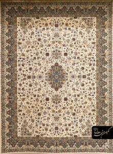 فرش مدل افشان گل برجسته اکریلیک