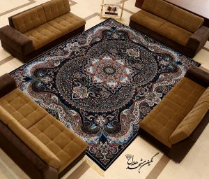 فرش طرح چیچک کد 2041 نگین مشهد هلال
