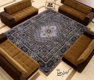 فرش طرح چیتا فرش کاشان 700 شانه