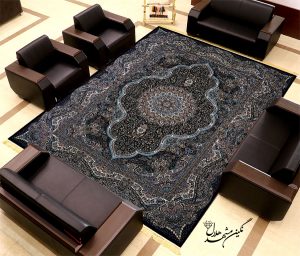 فرش طرح النا کد 2010 نگین مشهد هلال 700 شانه