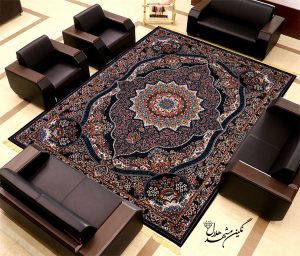 فرش طرح رضوان کد 2030 نگین مشهد هلال