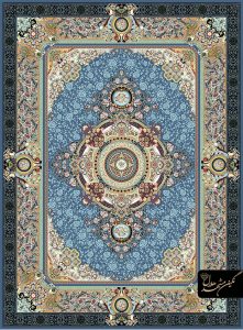 فرش کاشان طرح عالیس 1200 شانه گل برجسته