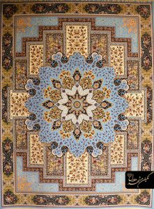 فرش ماشینی 8 رنگ طرح منوسا