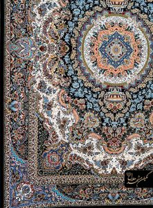 فرش دستبافت گونه طرح برکت نگین مشهد هلال