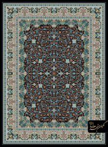 فرش نگین مشهد گل برجسته