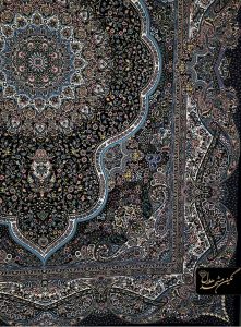 فرش طرح النا سرمه ای تمام اکریلیک درجه یک
