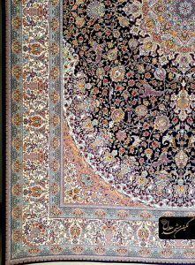 فرش ماشینی کاشان مدل صاحبقران