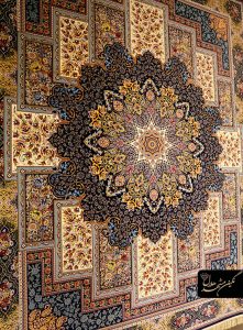 فرش ممتاز درجه یک گردویی طرح منوسا