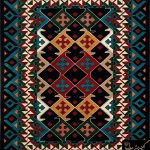 گبه ماشینی 480 شانه طرح زیگزاگ