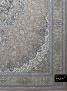 طرح پرفروش فرش ۱۲۰۰ شانه اصفهان گل برجسته