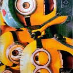 فرش کودک طرح کارتونی مینیون ها