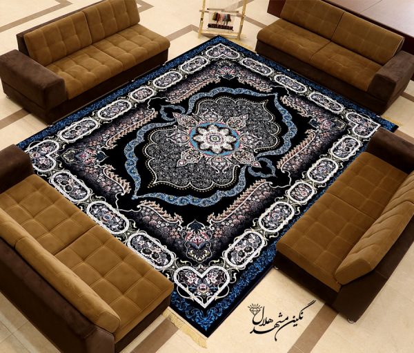 فرش طرح لیدا با آکریلیک هیت ست