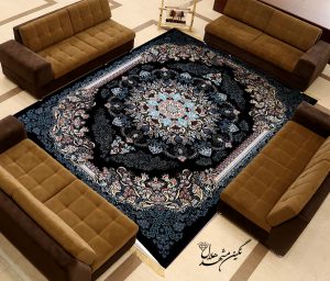 فرش کاشان طرح گیسو ۷۰۰ شانه تراکم ۲۵۵۰