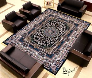 فرش ماشینی 700 شانه 8 رنگ طرح قصر گل