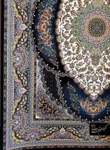 فرش ماشینی کاشان طرح و مدل زیبا نیایش