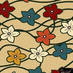 گبه 480 شانه طرح گل