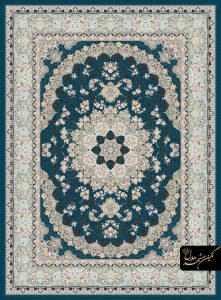 فرش کاشان 1200 شانه برجسته طرح ساری گل فیلی