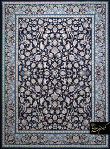 فرش طرح شاهکار کرم 9 متری