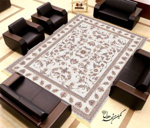 فرش ۱۲۰۰ شانه برجسته طرح افشان ملیسا