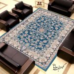 فرش 1200 شانه برجسته افشان طرح مهگل
