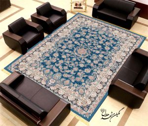 فرش 1200 شانه برجسته افشان طرح مهگل