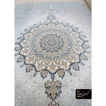 فرش 1200 شانه زمینه آبی طرح کاترین