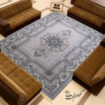 فرش ماشینی 700 شانه گل برجسته طرح الیسا