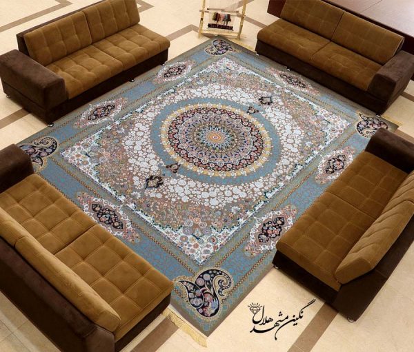 فرش مشهد 1000 شانه تراکم 3000