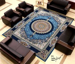فرش نگین مشهد ده رنگ برجسته