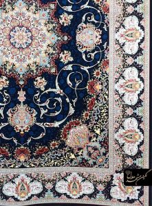 فرش ماشینی هزار شانه ده رنگ کاشان