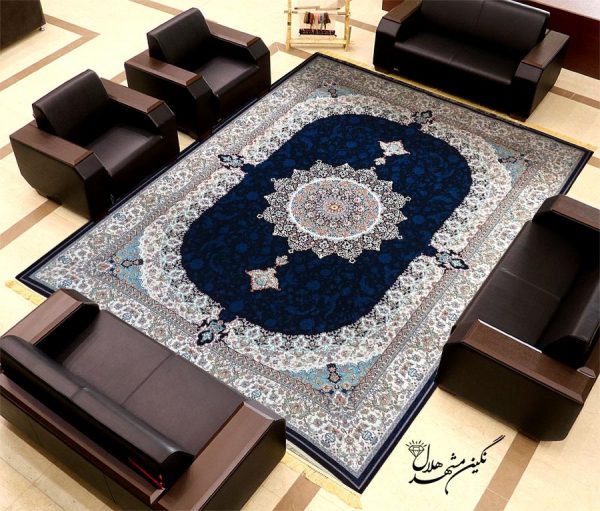 فرش ۱۰۰۰ شانه ده رنگ طرح شمس