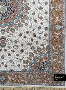 فرش کاشان طرح نایین نسکافه ای