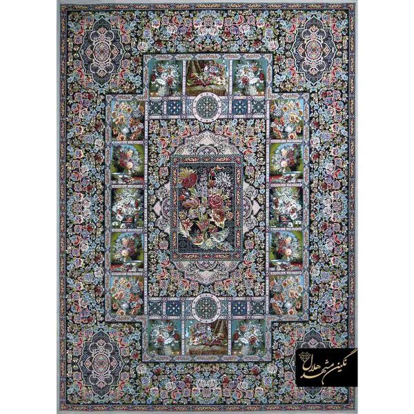فرش طرح باغ ارم 700 شانه - تصویر 2