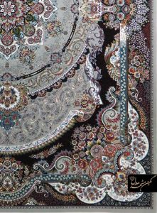 فرش مانا گردویی فاقد پرز