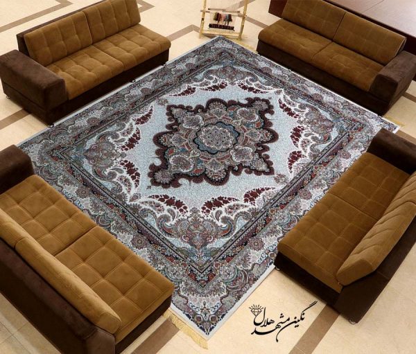 فرش ماشینی ۷۰۰ شانه تراکم ۲۵۵۰ طرح ستاره