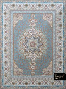 فرش 1200 شانه آسمان رنگ نقره ای