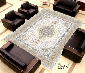 فرش ماشینی طرح آسمان کاشان
