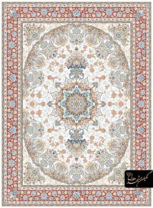 فرش ۱۲۰۰ شانه برجسته طرح بهرخ