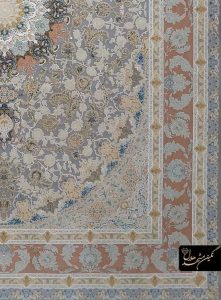 فرش 12 متری دایره ای کرم 1200 شانه