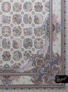فرش ۱۲۰۰ شانه طرح خشتی رویا کد ۷۱۰۸