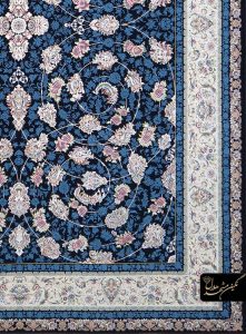 فرش افشان گل سرخ کرم اکریلیک