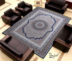 فرش ماشینی کاشان طرح ستاره فروزان