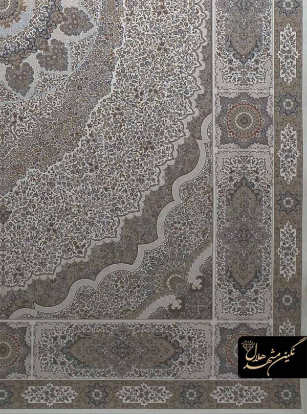 فرش گل برجسته طرح کرمان