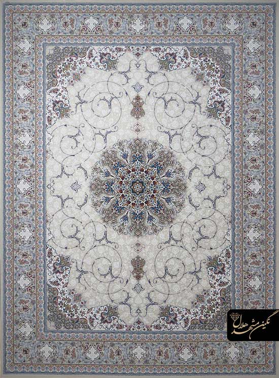 فرش سنتی 1200 شانه (طرح ترنج)